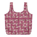 Whimsy Chickens Pattern Full Print Recycle Bag (L)