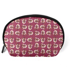 Whimsy Chickens Pattern Accessory Pouch (Large) from ArtsNow.com Back