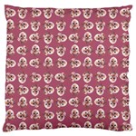 Whimsy Chickens Pattern Standard Premium Plush Fleece Cushion Case (One Side)