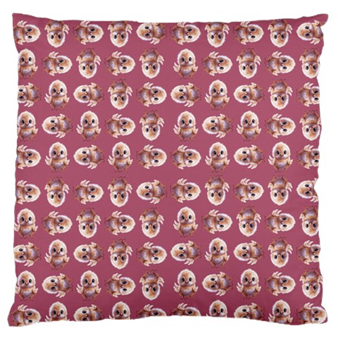 Whimsy Chickens Pattern Large Premium Plush Fleece Cushion Case (Two Sides) from ArtsNow.com Front