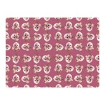 Whimsy Chickens Pattern Two Sides Premium Plush Fleece Blanket (Mini)