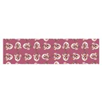 Whimsy Chickens Pattern Oblong Satin Scarf (16  x 60 )