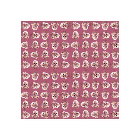 Whimsy Chickens Pattern Square Tapestry (Small) from ArtsNow.com Front