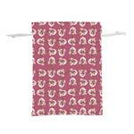 Whimsy Chickens Pattern Lightweight Drawstring Pouch (L)