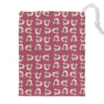 Whimsy Chickens Pattern Drawstring Pouch (4XL)