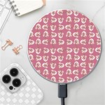 Whimsy Chickens Pattern Wireless Fast Charger(White)