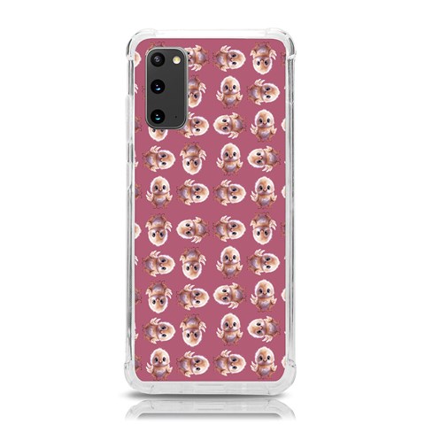 Whimsy Chickens Pattern Samsung Galaxy S20 6.2 Inch TPU UV Case from ArtsNow.com Front