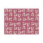 Whimsy Chickens Pattern Premium Plush Fleece Blanket (Mini)