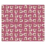 Whimsy Chickens Pattern Premium Plush Fleece Blanket (Small)