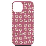 Whimsy Chickens Pattern iPhone 14 Black UV Print Case