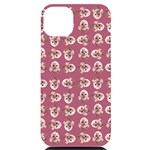 Whimsy Chickens Pattern iPhone 14 Plus Black UV Print Case