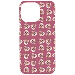 Whimsy Chickens Pattern iPhone 15 Pro Max Black UV Print PC Hardshell Case