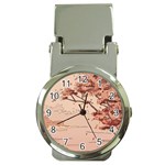 Pastel Nature , Art, Blue, Cute, Money Clip Watches