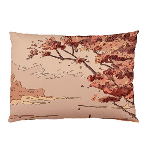 Pastel Nature , Art, Blue, Cute, Pillow Case from ArtsNow.com 26.62 x18.9  Pillow Case