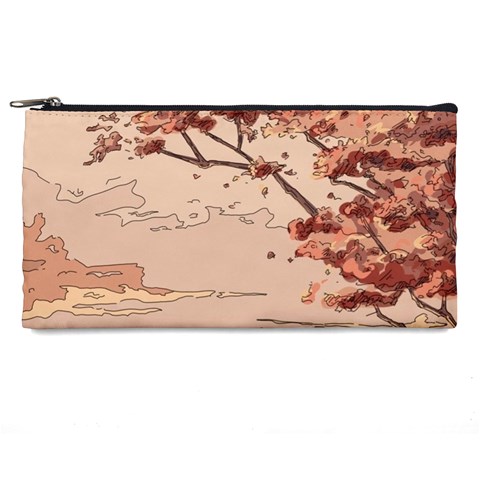 Pastel Nature , Art, Blue, Cute, Pencil Case from ArtsNow.com Front