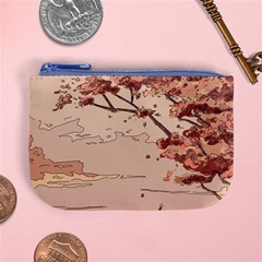 Pastel Nature , Art, Blue, Cute, Mini Coin Purse from ArtsNow.com Front