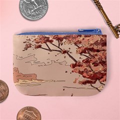 Pastel Nature , Art, Blue, Cute, Mini Coin Purse from ArtsNow.com Back