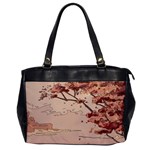 Pastel Nature , Art, Blue, Cute, Oversize Office Handbag