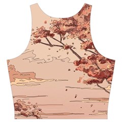 Pastel Nature , Art, Blue, Cute, Cut Out Top from ArtsNow.com Back