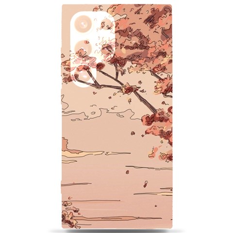 Pastel Nature , Art, Blue, Cute, Samsung Galaxy S24 Ultra 6.9 Inch Black TPU UV Case from ArtsNow.com Front