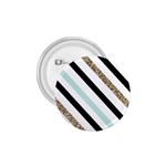 Pattern, Black, Blue, Gold, Lines, Stripes 1.75  Buttons