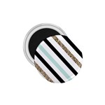 Pattern, Black, Blue, Gold, Lines, Stripes 1.75  Magnets