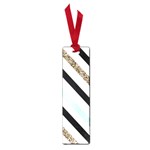 Pattern, Black, Blue, Gold, Lines, Stripes Small Book Marks