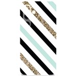 Pattern, Black, Blue, Gold, Lines, Stripes Samsung Galaxy S24 6.2 Inch Black TPU UV Case