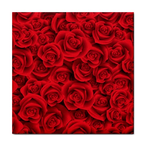 Red Roses , Red Buds, Red Roses Tile Coaster from ArtsNow.com Front