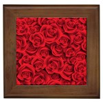 Red Roses , Red Buds, Red Roses Framed Tile