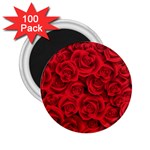 Red Roses , Red Buds, Red Roses 2.25  Magnets (100 pack) 