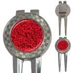 Red Roses , Red Buds, Red Roses 3-in-1 Golf Divots