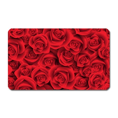 Red Roses , Red Buds, Red Roses Magnet (Rectangular) from ArtsNow.com Front