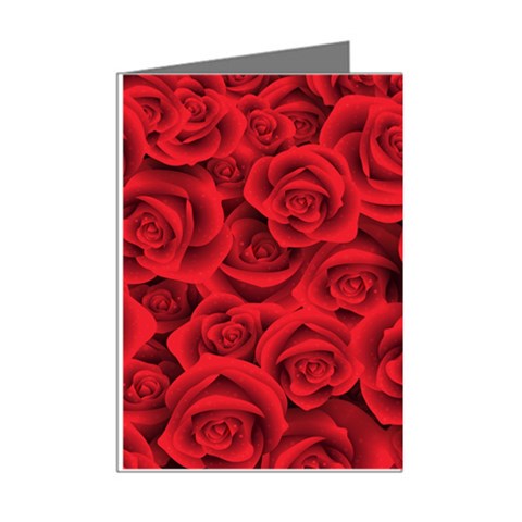 Red Roses , Red Buds, Red Roses Mini Greeting Cards (Pkg of 8) from ArtsNow.com Right