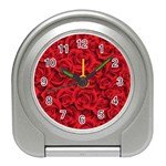 Red Roses , Red Buds, Red Roses Travel Alarm Clock