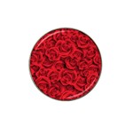 Red Roses , Red Buds, Red Roses Hat Clip Ball Marker (10 pack)