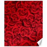 Red Roses , Red Buds, Red Roses Canvas 8  x 10 