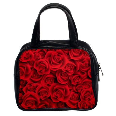 Red Roses , Red Buds, Red Roses Classic Handbag (Two Sides) from ArtsNow.com Front