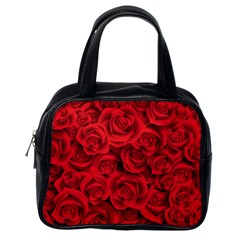 Red Roses , Red Buds, Red Roses Classic Handbag (Two Sides) from ArtsNow.com Back