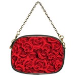 Red Roses , Red Buds, Red Roses Chain Purse (One Side)