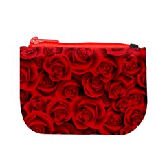 Red Roses , Red Buds, Red Roses Mini Coin Purse from ArtsNow.com Front