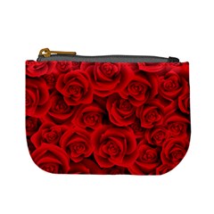 Red Roses , Red Buds, Red Roses Mini Coin Purse from ArtsNow.com Front