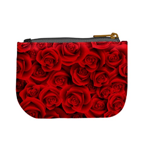 Red Roses , Red Buds, Red Roses Mini Coin Purse from ArtsNow.com Back