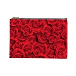 Red Roses , Red Buds, Red Roses Cosmetic Bag (Large)