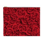 Red Roses , Red Buds, Red Roses Cosmetic Bag (XL)