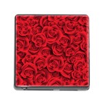 Red Roses , Red Buds, Red Roses Memory Card Reader (Square 5 Slot)