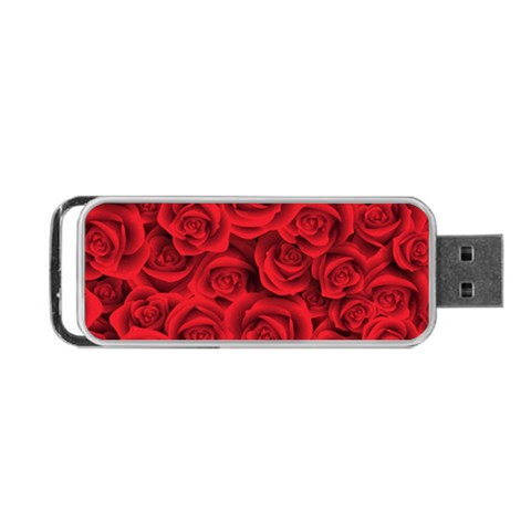 Red Roses , Red Buds, Red Roses Portable USB Flash (One Side) from ArtsNow.com Front