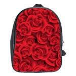 Red Roses , Red Buds, Red Roses School Bag (XL)