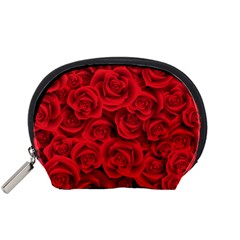 Red Roses , Red Buds, Red Roses Accessory Pouch (Small) from ArtsNow.com Front