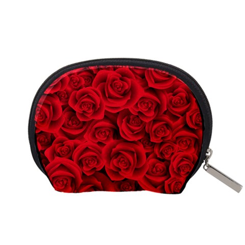 Red Roses , Red Buds, Red Roses Accessory Pouch (Small) from ArtsNow.com Back